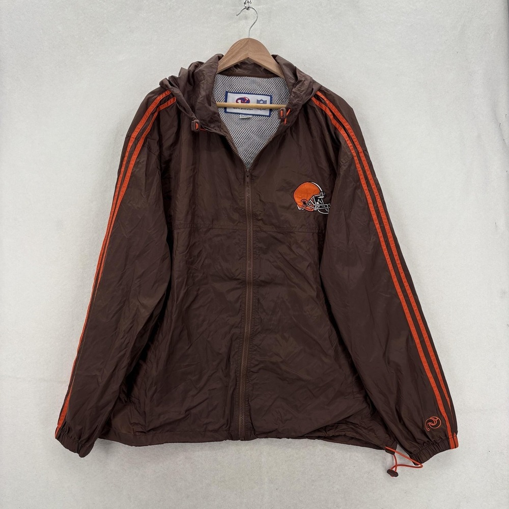 Cleveland Browns Jacket Mens XL Brown NFL Football Unique Sports Generation VTG